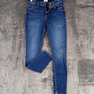 Hudson Jeans Womens 26 Blue Krista Super Skinny Stretch Denim Mid Rise LA
